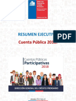 Resumen Ejecutivo Cuenta Publica Gestion 2018 PDF