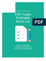 Niche List PDF