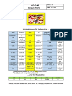 GO G 42 Conjunctions