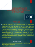 Specific Criteria For Accreditation of Medical Laboratories