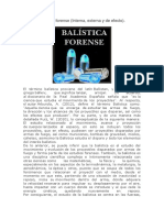 Balística Forense