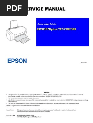 epson stylus d88 printer