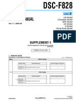 Service Manual: DSC-F828