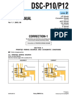 Service Manual: DSC-P10/P12