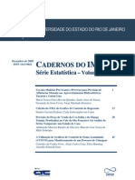 Cadernos Do IME - Serie A Vol 27