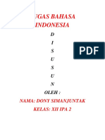 Tugas Bahasa Indonesia