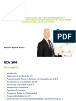 NIA 200 Objetivos Globales de Una Auditoría Financiera PDF
