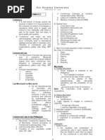 Commercial Law Study Guide