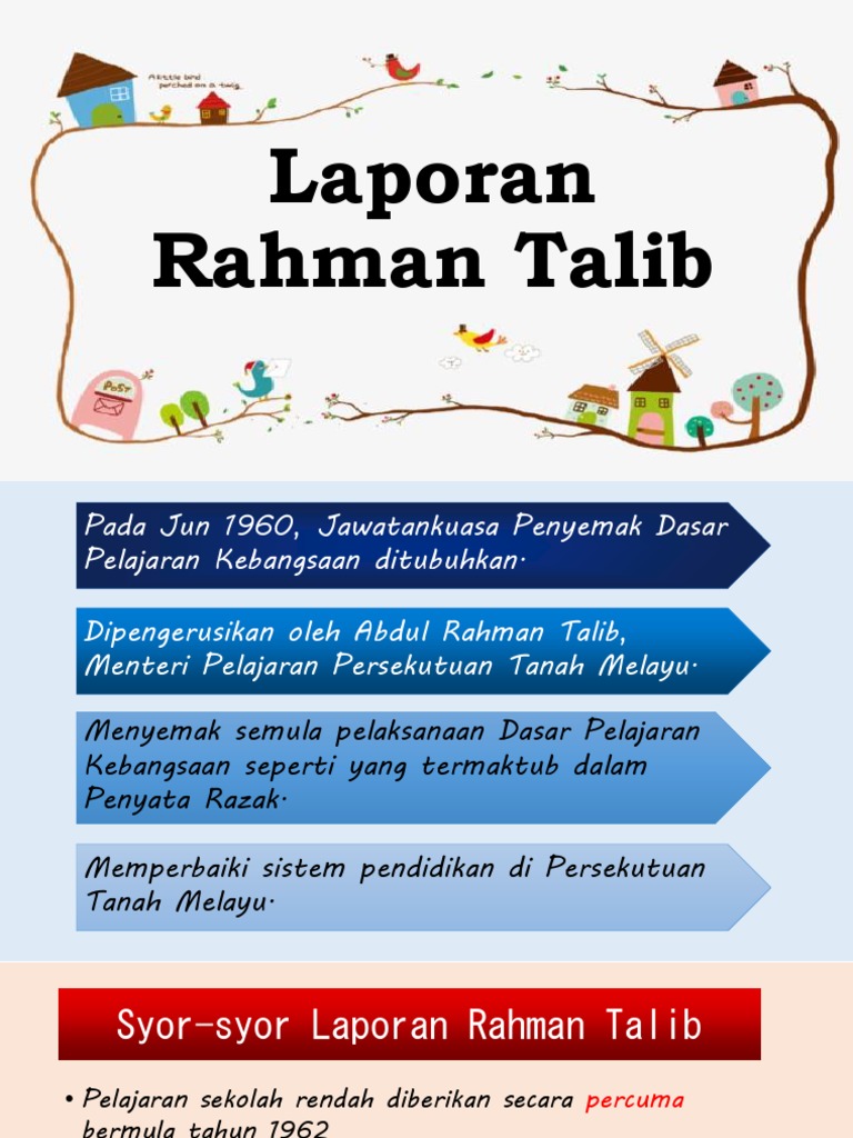 Laporan Rahman Talib Pdf