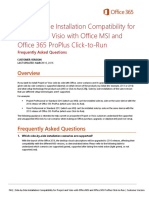 ProjectVisio0365 MSI C2R FAQ - Customer