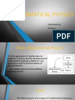Mathematical Physics: Submitted by Group 4