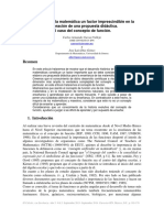 La Historia de La Matemática Un Factor Imprescindible en La Elaboración de Una Propuesta D Didáctica. El Caso Del Concepto de Función.