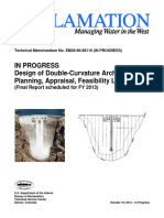 Design of Double Curvature Arch - Dam USBR2012 Nuss PDF
