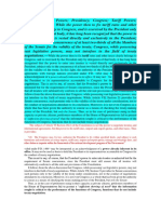 Office. It May Not Be Used As Basis To Hold The President or Its Representatives Accountable To Congress For