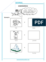 14 Sinonimos Cuarto de Primaria