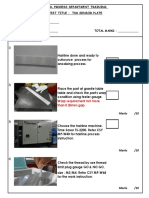 Skill Test On TDK Sensor Plate