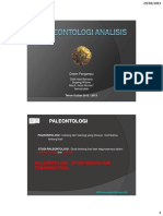 Pendahuluan Paleontologi Analisis