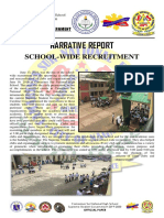 School Wide Recruitment Narrative Report 19 20