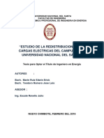 Estudio de La Redistribucion de Las Cargas Electricas Del Campus de La Universidad Nacional Del Santa .