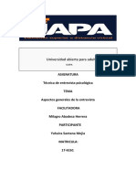 Tarea 1 de Tecnica de Entrevista Psicologicas