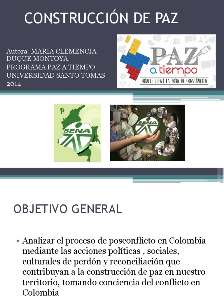 Construcción de Paz en el Posconflicto Colombiano | PDF | Perdón | Verdad
