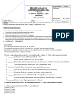 Evaluacion Sumativa El Niño Del Pijama A Rayas