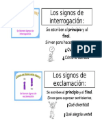 Exclamación e Interrogación