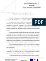 Reflexão de Deontologia e Princípios Éticos Carla