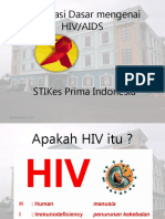 Informasi Dasar Mengenai Hiv/Aids: 28 September 2019 1