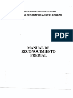 Manual de Reconocimiento Predial IGAC PDF