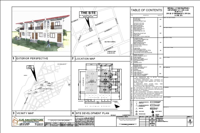 Location Plan And Vicinity Map A11 | Pdf | Architectural Elements | Economic Sectors