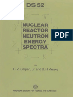 DS52 - (1974) Nuclear Reactor Neutron Energy Spectra