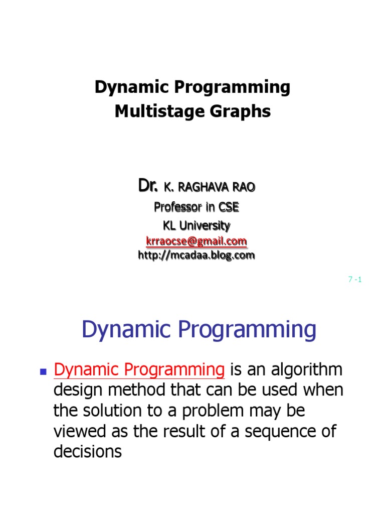 Dynamic Programming | PDF | Dynamic Programming | Vertex (Graph Theory)