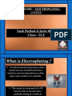 Copper Electro Plating