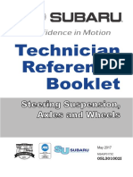 SUBARU Technician Reference Booklet