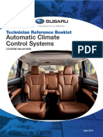 SUBARU Technician Reference Booklet: Automatic Climate Control Systems