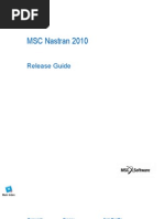 MSC Nastran 2010 Release Guide