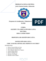 Propuesta de Gestion