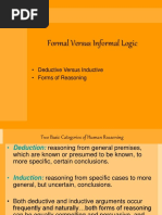 Deduction vs. Induction