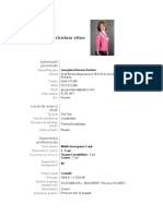 Curriculum Vitae: Informatii Personale