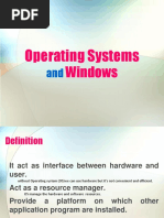 Operating Systems: Windows