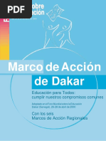 Foro Mundial Educ. para Todos-Dakar 2000