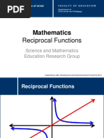 Reciprocal Functions