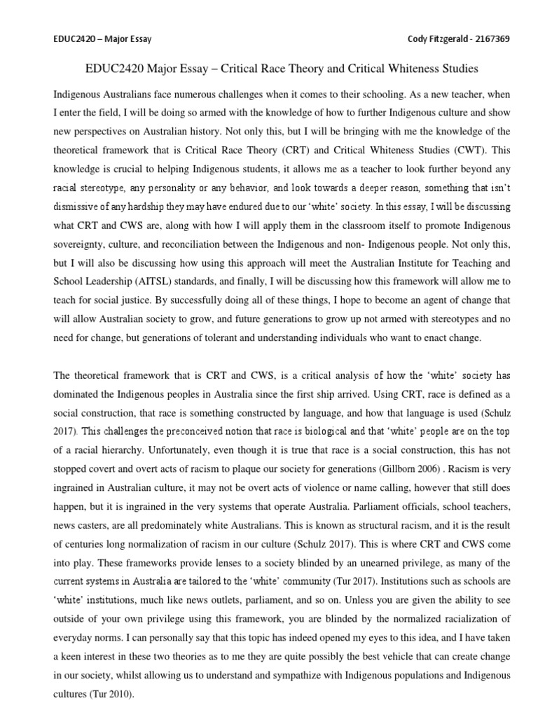 essays on race