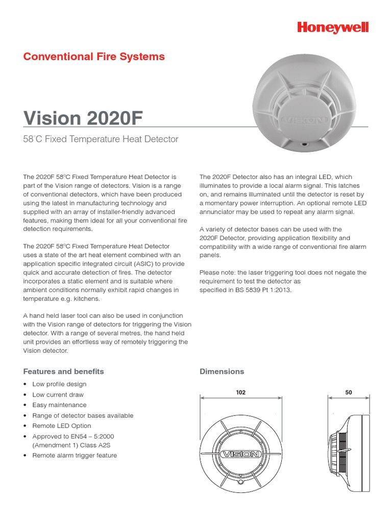 Fixed Temp Heat Detector Specification 242 PDF Diode Sensor
