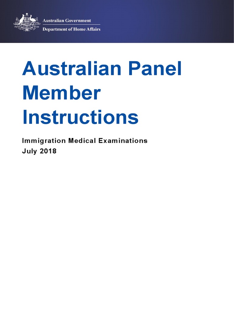 Panel-Member-Instructions July 2018 PDF | PDF | Radiology | Tuberculosis