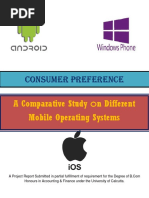 Consumer Preference - A Comparative Study On Different Mobile Operating Systems