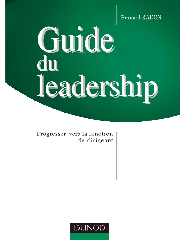 guide du leadership progresser vers la fonction pdf assistant personnel numerique direction