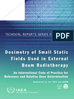 Dosimetry of Small Static Fields Used in RT PDF