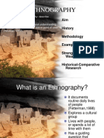 Ethnogr: Aim History Methodology Examples Strengths & Weaknesses Historical-Comparative Research